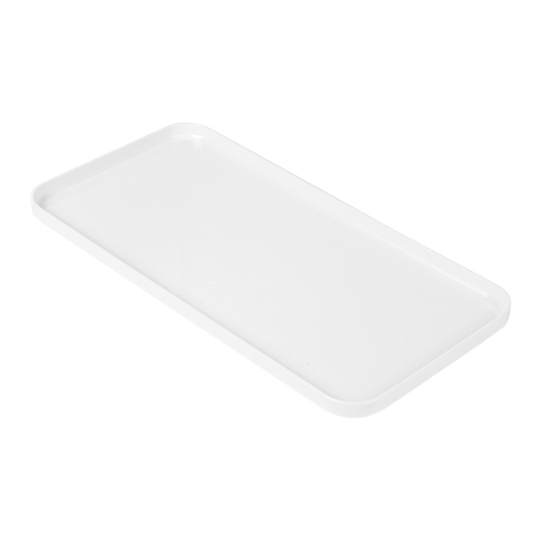 PLATEAUX PRODUITS D"ACCUEIL  23x11,5 CM BLANC PS (10 UNITÉ) - Garcia de Pou