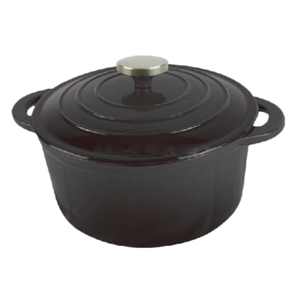 COCOTTE RONDE AVEC COUVERCLE 1,8 L Ø 18 CM NOIR FER (6 UNITÉ) - Garcia de Pou