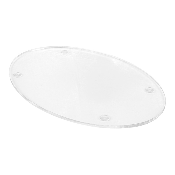 PLAT OVAL PRODUITS D"ACCUEIL  28x18x0,6 CM TRANSPARENT ACRYLIQUE (1 UNITÉ) - Garcia de Pou