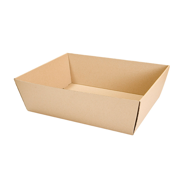 CORBEILLES MICROCANNELURE  382 G/M2 39x30x13 CM KRAFT (20 UNITÉ) - Garcia de Pou