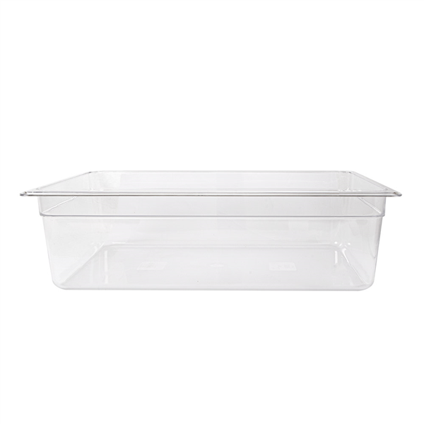 BAC GASTRONORM 1/1 19,1 L 53x32,5x15 CM TRANSPARENT POLYCARBONATE (1 UNITÉ) - Garcia de Pou