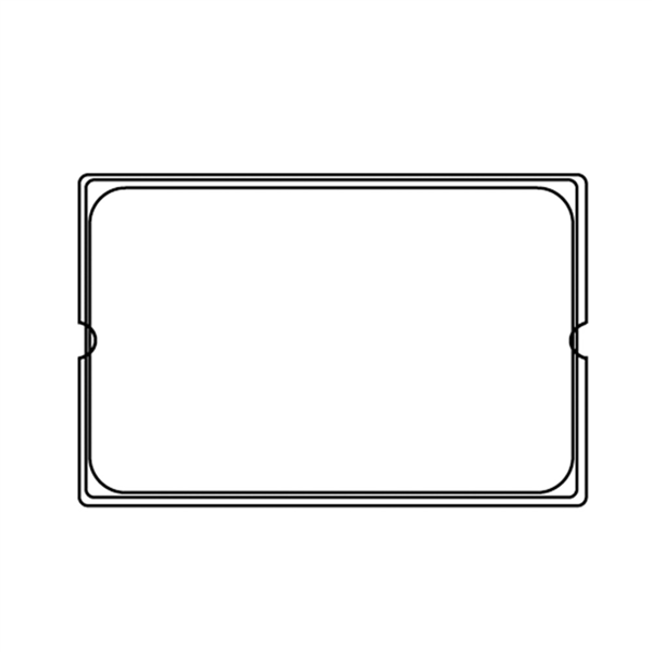 COUVERCLE 1/1 POUR RÉFÉRENCE 202.01/02/03 113.41  53x32,5 CM TRANSPARENT POLYCARBONATE (1 UNITÉ) - Garcia de Pou