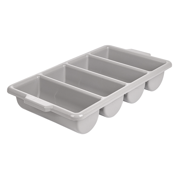 RÉCIPIENT COUVERTS GASTRONORM 1/1  53,5x30x10 CM GRIS PP (1 UNITÉ) - Garcia de Pou