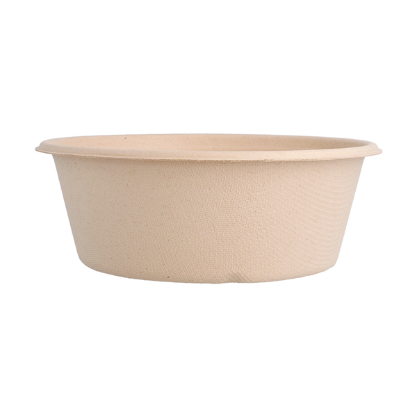 BOLS "BIONIC" 600 ML Ø 15x5,5 CM NATUREL BAGASSE (400 UNITÉ) - Garcia de Pou