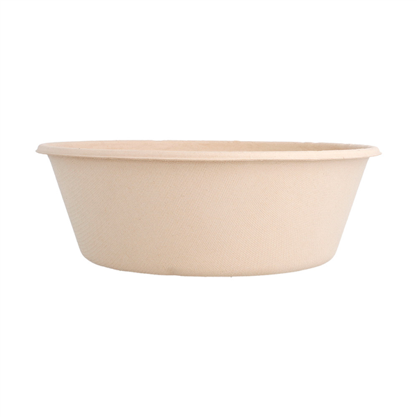 BOLS "BIONIC" 900 ML Ø 19,5x6,5 CM NATUREL BAGASSE (200 UNITÉ) - Garcia de Pou