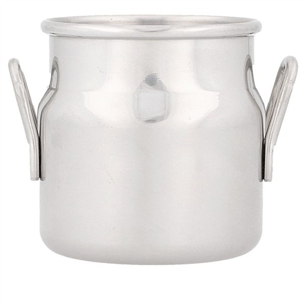 MINI POTS À LAIT "ARTINOX" 90 ML Ø 4,5x5 CM ARGENTE INOX (12 UNITÉ) - Garcia de Pou