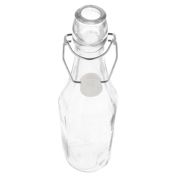 BOUTEILLE + FERMETURE CLIP 500 ML Ø 7x27 CM TRANSPARENT VERRE (48 UNITÉ) - Garcia de Pou