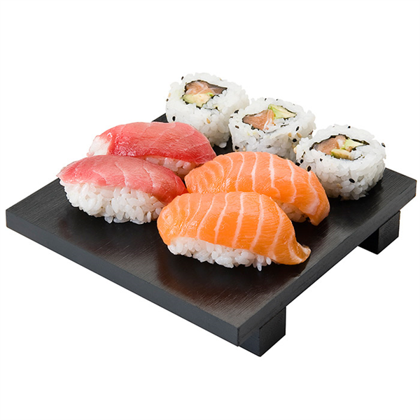 BASE SUSHI  15x15x2,5 CM NOIR BAMBOU (1 UNITÉ) - Garcia de Pou