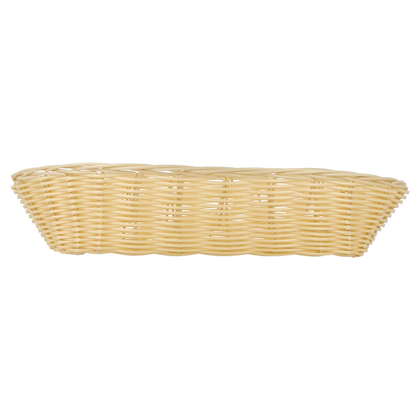 CORBEILLES SIMILAIRE OSIER ALLONGÉES  33x13x7,5 CM NATUREL PP (12 UNITÉ) - Garcia de Pou