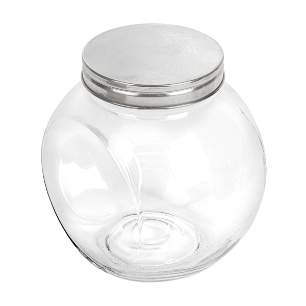 POT POUR STOCKER SPHÉRIQUE 1,7 L 16x11,5x16 CM TRANSPARENT VERRE (12 UNITÉ) - Garcia de Pou