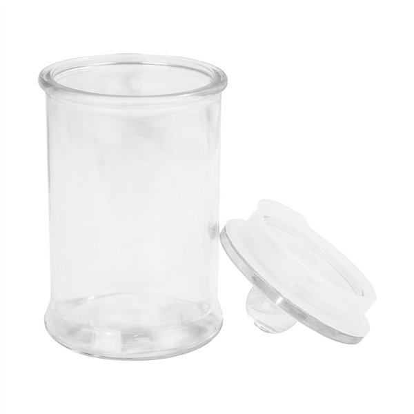 POT POUR STOCKER CYLINDRIQUE 650 ML Ø 10x18,3 CM TRANSPARENT VERRE (24 UNITÉ) - Garcia de Pou