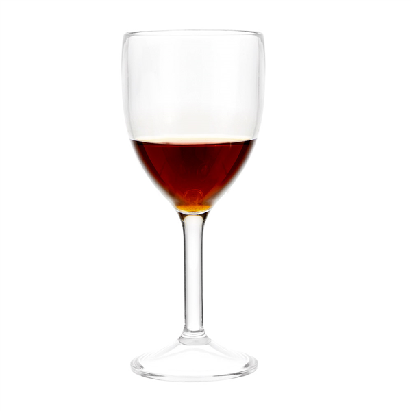 VERRES À PIED À VIN 300 ML Ø 7,6/7,2x18,8 CM TRANSPARENT POLYCARBONATE (6 UNITÉ) - Garcia de Pou