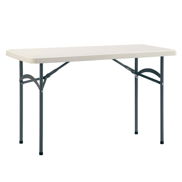 TABLE RECTANGULAIRE PLIABLE  183x76x74 CM BLANC PE (1 UNITÉ) - Garcia de Pou