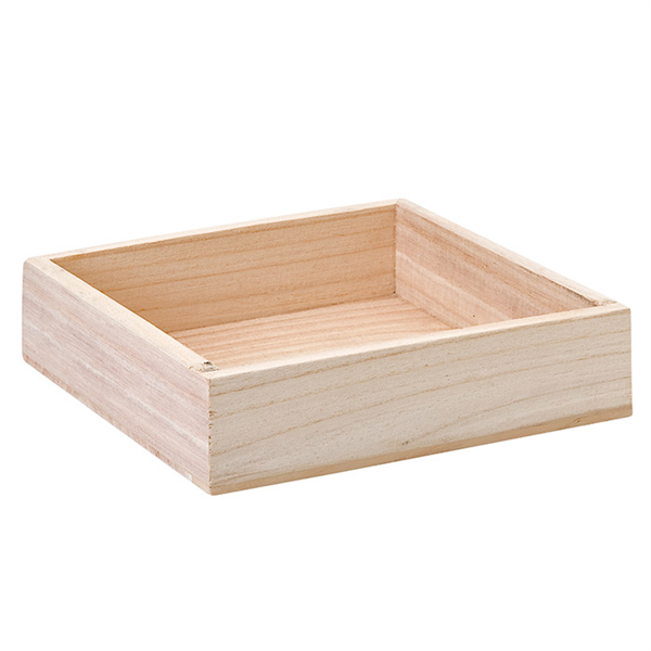 BOÎTE PRÉSENTATION BUFFET  37x21x5 CM NATUREL BOIS (1 UNITÉ) - Garcia de Pou