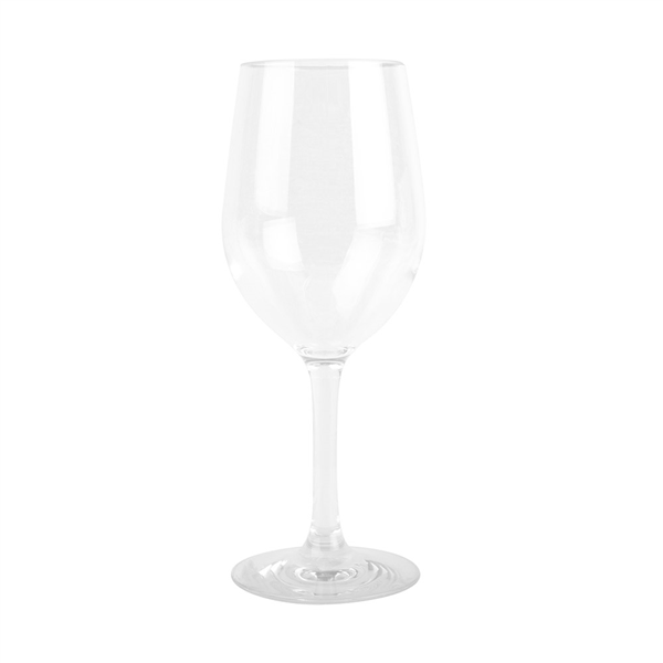 VERRES À PIED À VIN 300 ML Ø 6,2/7,4x20 CM TRANSPARENT POLYCARBONATE (24 UNITÉ) - Garcia de Pou