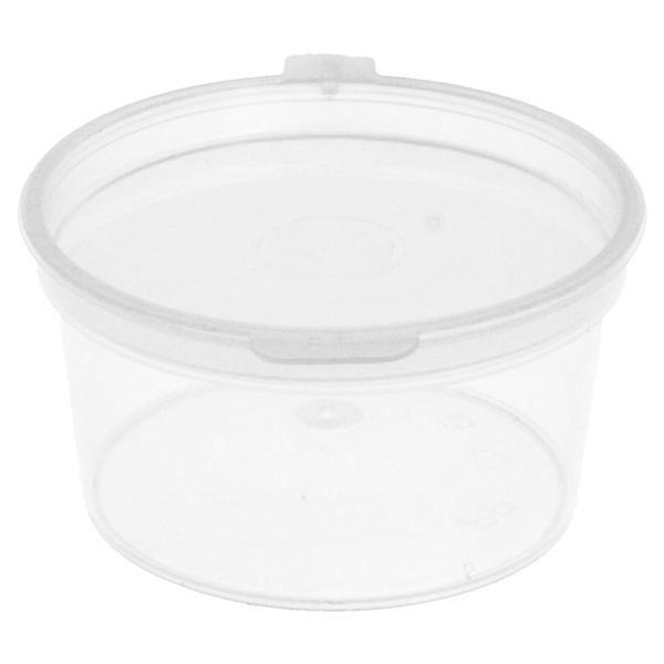 PETITS POTS + COUVERCLE INCLUS 30 ML Ø5/4x2.7 CM TRANSPARENT PP (1000 UNITÉ) - Garcia de Pou