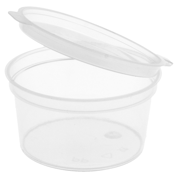 PETITS POTS + COUVERCLE INCLUS 30 ML Ø5/4x2.7 CM TRANSPARENT PP (1000 UNITÉ) - Garcia de Pou