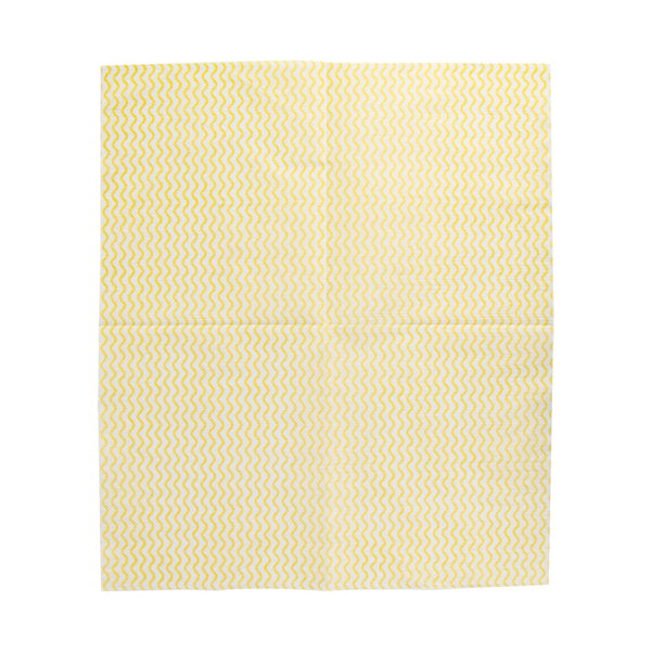 50 U. LAVETTES "PERFOKLEEN"  45 G/M2 36x42 CM JAUNE PALE VISCOSE (1 UNITÉ) - Garcia de Pou