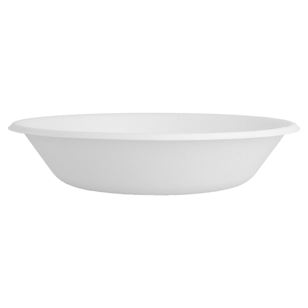 ASSIETTES CREUSES "BIONIC" 680 ML Ø 19x4 CM BLANC BAGASSE (1000 UNITÉ) - Garcia de Pou