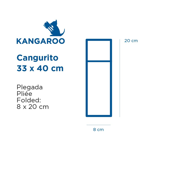 SERVIETTES "CANGURITO"  55 G/M2 33x40 CM MANDARINE AIRLAID (700 UNITÉ) - Garcia de Pou