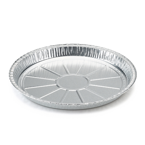 ASSIETTES POUR PIZZA 570 ML Ø 21,4/18,4x1,9 CM ALUMINIUM (500 UNITÉ) - Garcia de Pou