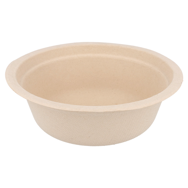 SALADIERS "BIONIC" 350 ML Ø 13,5x4,6 CM NATUREL BAGASSE (900 UNITÉ) - Garcia de Pou