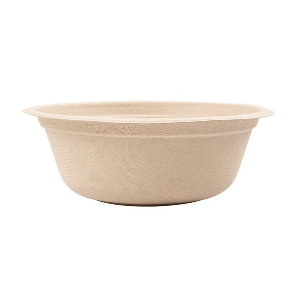 SALADIERS "BIONIC" 500 ML Ø 15,5x5,4 CM NATUREL BAGASSE (600 UNITÉ) - Garcia de Pou