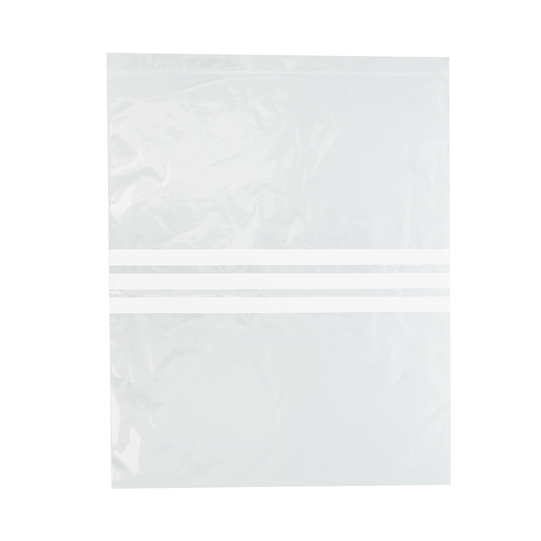 SACS 3 FRANGES AUTO-FERMETURE  92 G/M2 50µ 33x40 CM TRANSPARENT LDPE (500 UNITÉ) - Garcia de Pou