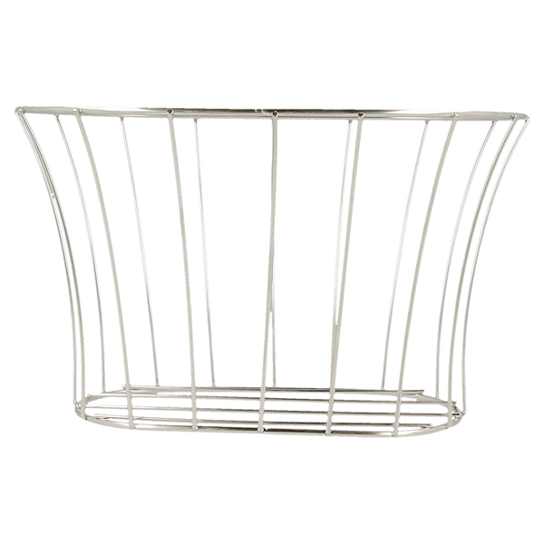 BASKET STYLE TOSCANE "ARTINOX"  21x12,7x12,7 CM ARGENTE INOX (12 UNITÉ) - Garcia de Pou