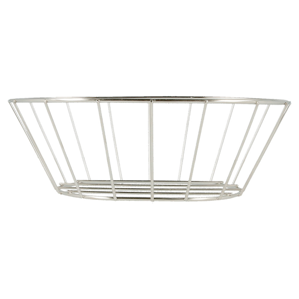 BASKET STYLE TOSCANE "ARTINOX"  21,6x14x7,6 CM ARGENTE INOX (24 UNITÉ) - Garcia de Pou