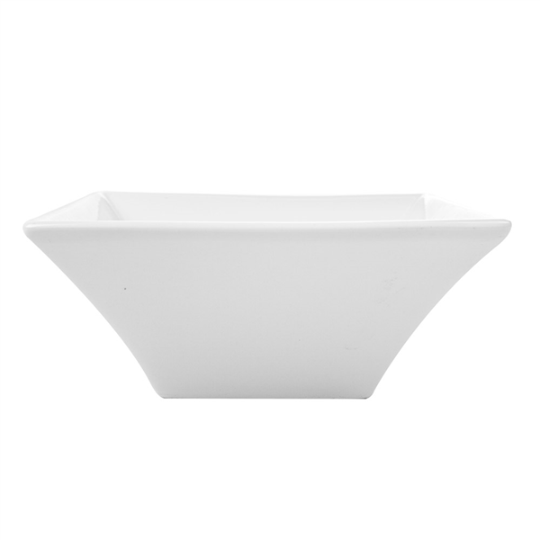 BOLS CARRÉS 500 ML 14,9x5,5 CM BLANC PORCELAINE (6 UNITÉ) - Garcia de Pou