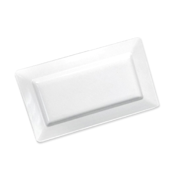 PLATEAUX RECTANGULAIRES "ASAMI WARE"  35,8x20,3x4 CM BLANC MÉLAMINE (6 UNITÉ) - Garcia de Pou