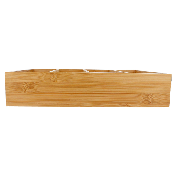 DISPLAY POUR COUVERTS " SACHETS  29x24x6 CM NATUREL BAMBOU (1 UNITÉ) - Garcia de Pou