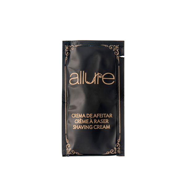 SACHETS CRÈME À RASER "ALLURE" 5 ML 8x4,5 CM NOIR PET (2000 UNITÉ) - Garcia de Pou