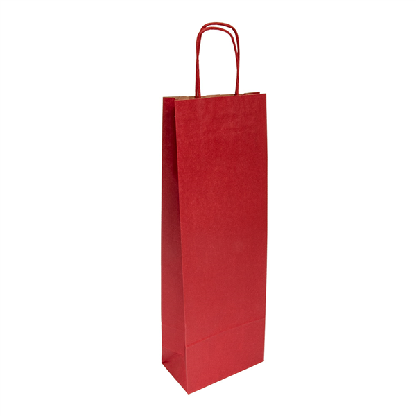 SACS SOS AVEC ANSES 1 BOTEILLE  100 G/M2 14+8x40 CM BORDEAUX KRAFT (250 UNITÉ) - Garcia de Pou