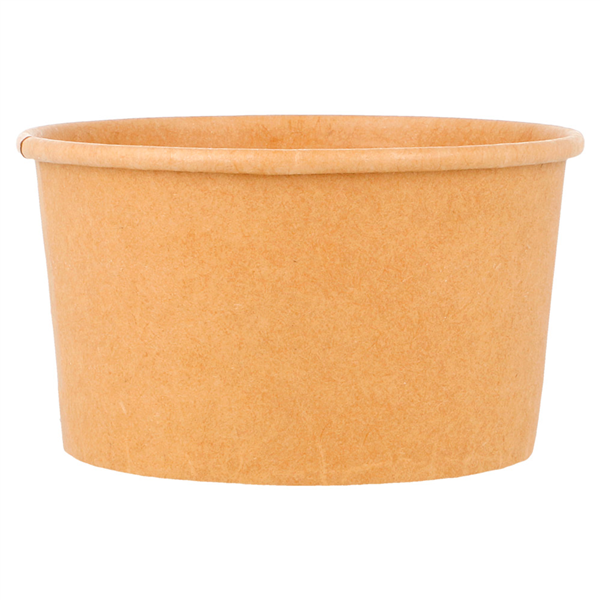 POTS À GLACES 180 ML 250 + 18 PE G/M2 Ø 8,7x5,2 CM MARRON CARTON (2000 UNITÉ) - Garcia de Pou