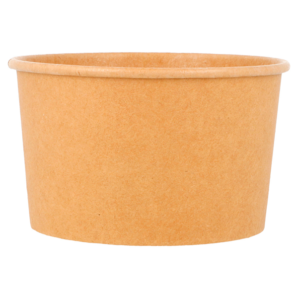 POTS À GLACES 240 ML 250 + 18 PE G/M2 Ø9,4x5,5 CM MARRON CARTON (2000 UNITÉ) - Garcia de Pou