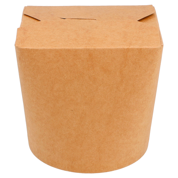 RÉCIPIENTS MULTIUSAGES MICRO-ONDABLES 780 ML 275 + 25 PE G/M2 Ø9x9 CM NATUREL KRAFT (50 UNITÉ) - Garcia de Pou