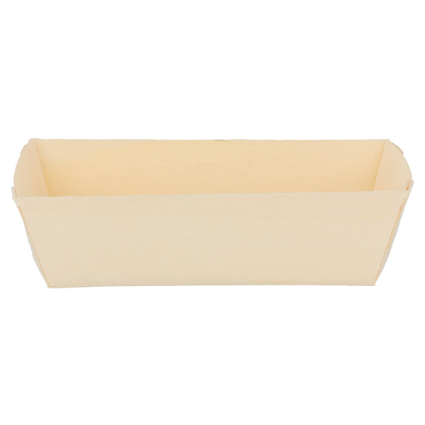 BARQUETTES RECTANGULAIRES  10x4,5x3 CM NATUREL BOIS (500 UNITÉ) - Garcia de Pou