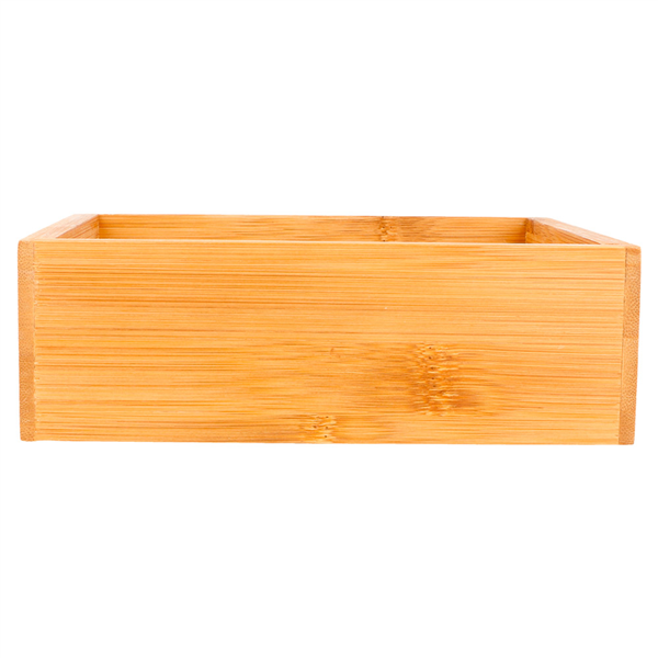 BOÎTE POUR BUFFET  15,5x15,5x5 CM NATUREL BAMBOU (1 UNITÉ) - Garcia de Pou