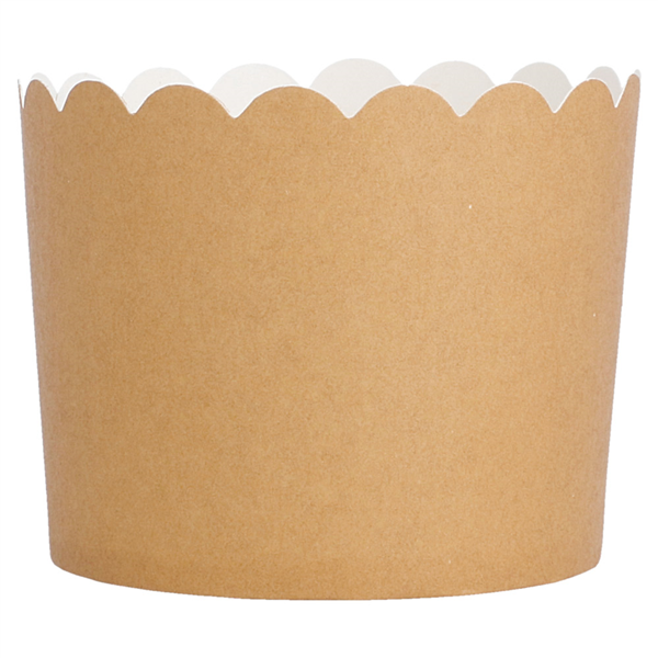 MUFFIN CUPS  160 + 15 PE G/M2 Ø 6x5,5 CM MARRON CARTON (3000 UNITÉ) - Garcia de Pou