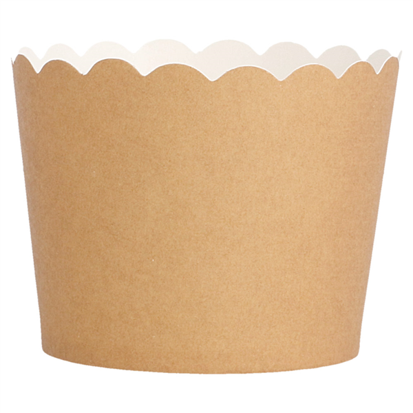 MUFFIN CUPS  160 + 15 PE G/M2 Ø 5x4,5 CM MARRON CARTON (4800 UNITÉ) - Garcia de Pou