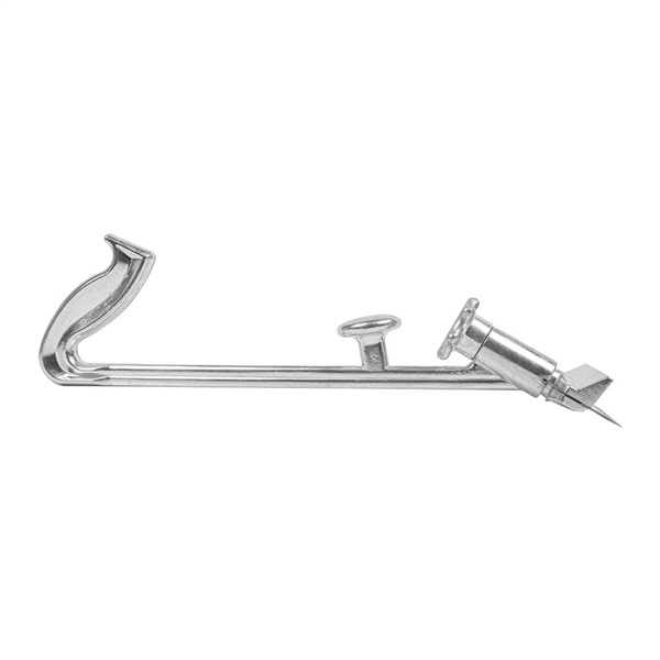 RACLEUR GRILL  41x15x10 CM ARGENTE METAL (1 UNITÉ) - Garcia de Pou