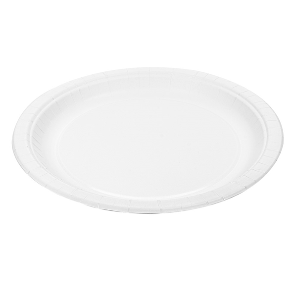 ASSIETTES RONDES  195 G/M2 Ø 18 CM BLANC CARTON (800 UNITÉ) - Garcia de Pou