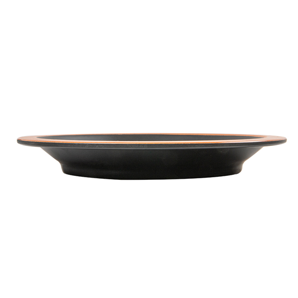 ASSIETTES "ASAMI WARE" 550 ML Ø22,9x3 CM NOIR MÉLAMINE (12 UNITÉ) - Garcia de Pou