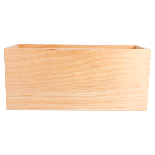 BOÎTE PRÉSENTATION CONDIMENTS  23x10x10 CM NATUREL BOIS (1 UNITÉ) - Garcia de Pou