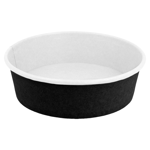 POTS SALADIERS 500 ML 18PE + 320 + 18 PE G/M2 Ø15/12,8x4,5 CM NOIR CARTON (300 UNITÉ) - Garcia de Pou