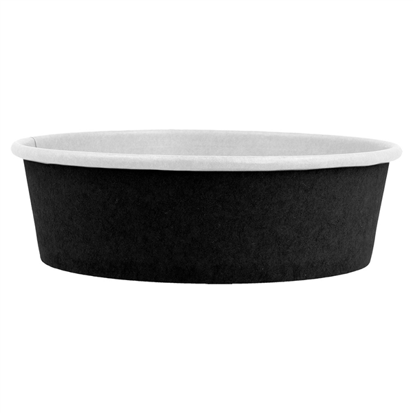 POTS SALADIERS 500 ML 18PE + 320 + 18 PE G/M2 Ø15/12,8x4,5 CM NOIR CARTON (300 UNITÉ) - Garcia de Pou