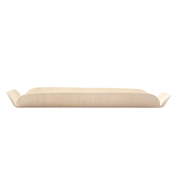 BARQUETTES RECTANGULAIRES "WOOD"  22x8x2 CM NATUREL BOIS (50 UNITÉ) - Garcia de Pou