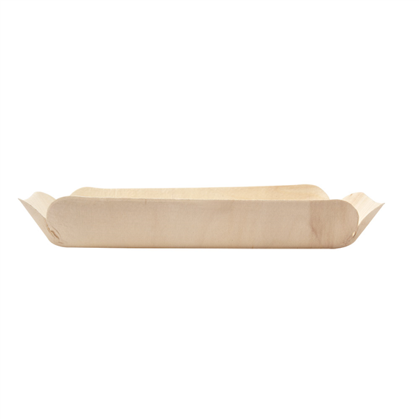 BARQUETTES RECTANGULAIRES "WOOD"  22,5x11,5x3 CM NATUREL BOIS (50 UNITÉ) - Garcia de Pou